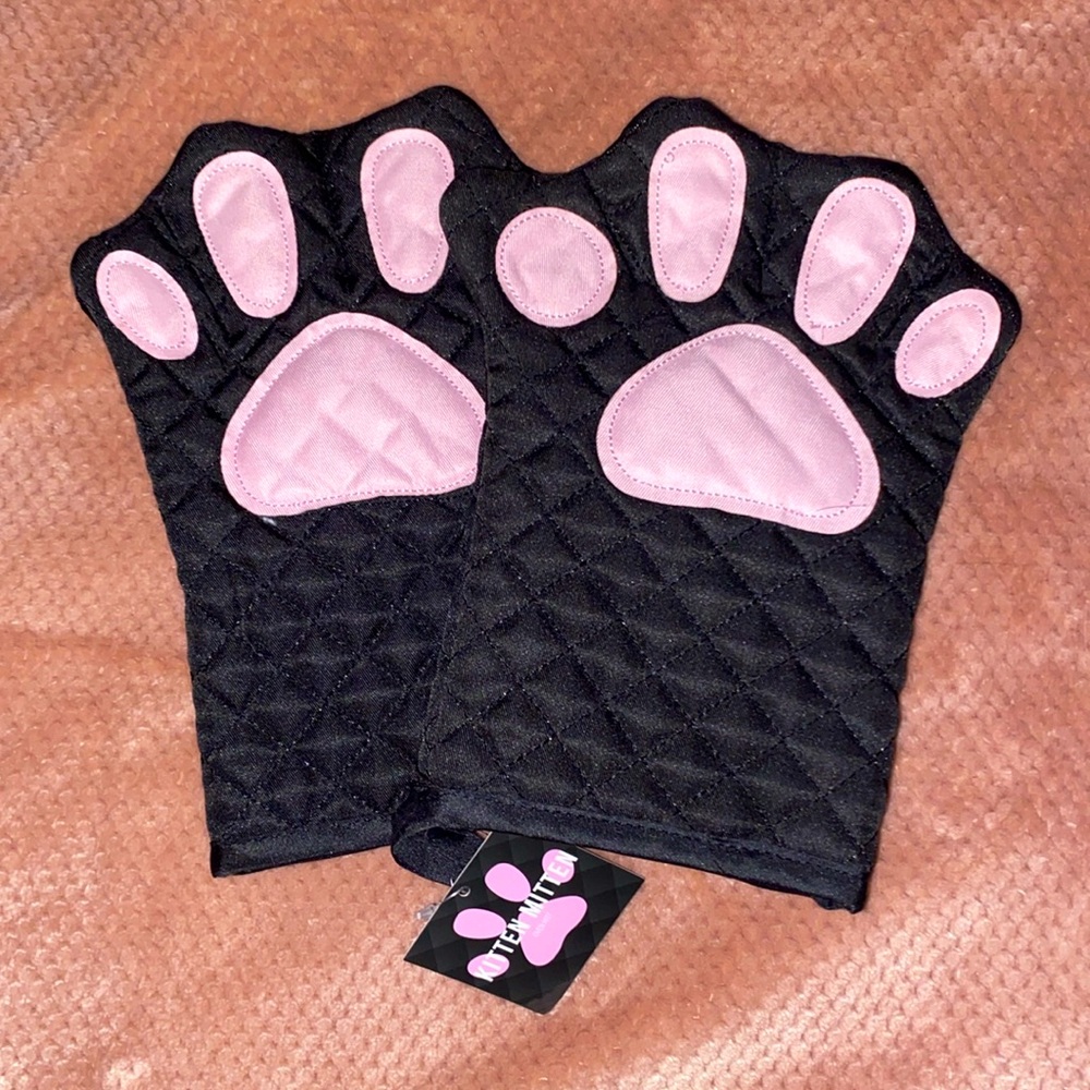 Kitten Mitten Oven Mits